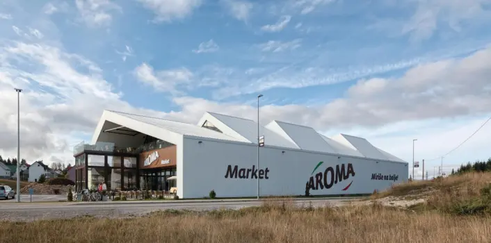 Aroma supermarket – commercial building, Žabljak