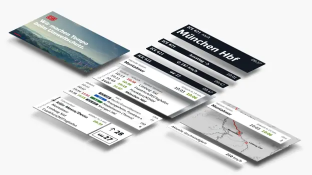 Relaunch of the digital passenger information on the ICE