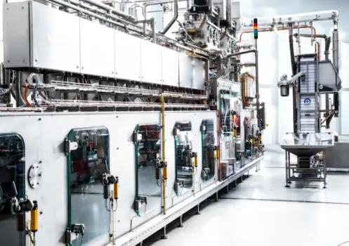 Aseptische Abfüll- und Verschließmaschine für nachhaltige Mehrweggläser für die Molkereiindustrie