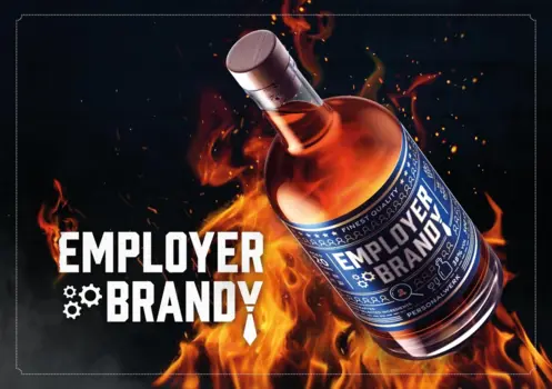 Employer Brandy – Ein Arbeitgeber sagt seinen Mitarbeitern Danke.