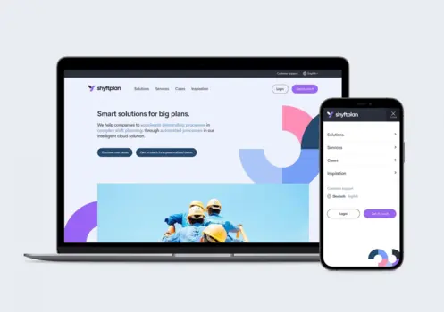 New website for Shyftplan