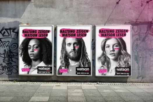 Haltung zeigen. watson lesen. (EN: Read beyond the lines)