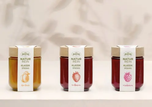 Zentis Naturrein Packaging Design