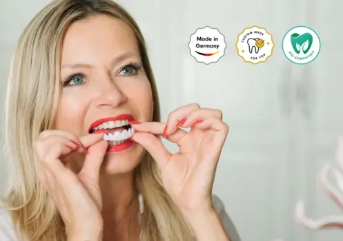Kosmetik Zahn-Veneer