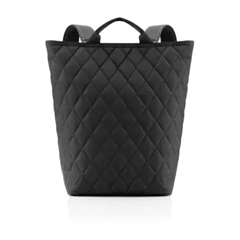 shopper-backpack rhombus black