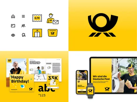 Neuer Markenauftritt der Deutschen Post