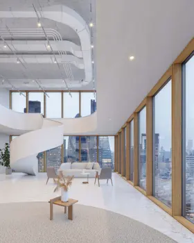 Holz-Aluminium Elementfassade