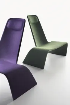 LAND lounge chair upholstered