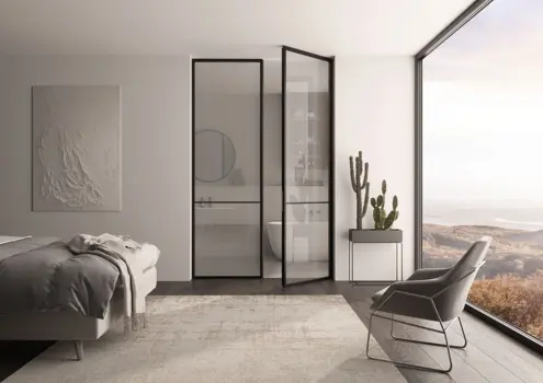 glass doors