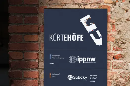 Die Körtehöfe: Wenn Logo und Leitsystem spannende Geschichten erzählen