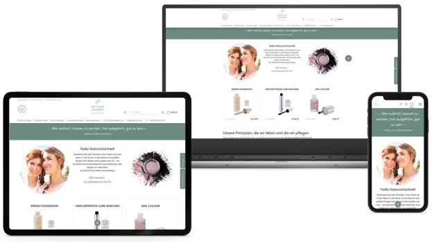 E-Commerce für Gertraud Gruber Ganzheitskosmetik vom Tegernsee