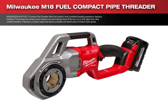 Milwaukee M18 FUEL Compact Pipe Threader
