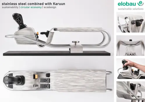 Industriealisiertes Ecodesign einer Bedienarmlehne