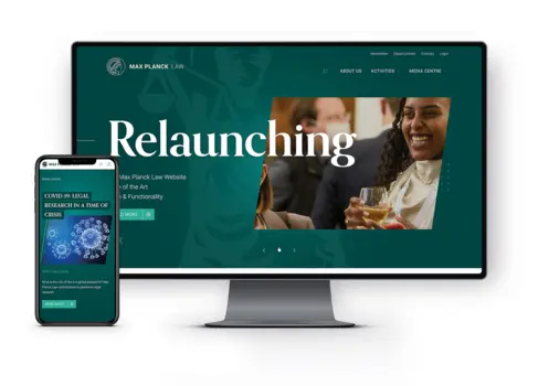 Website Relaunch Max Planck Law
