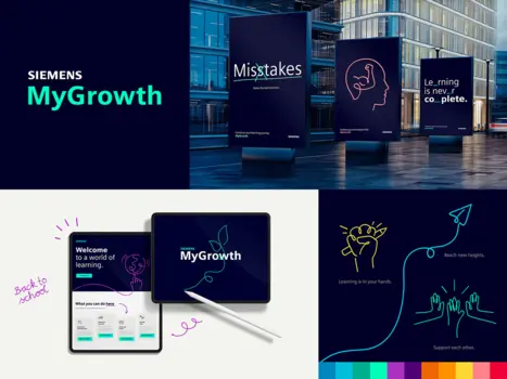 Siemens MyGrowth Brand Identity