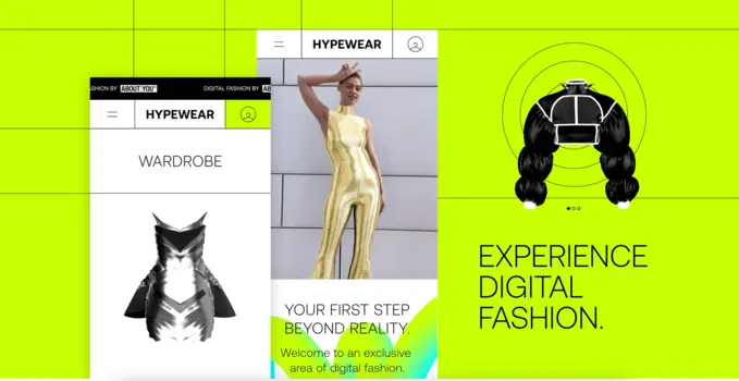 HYPEWEAR by ABOUT YOU – der erste Onlineshop für Digital Fashion