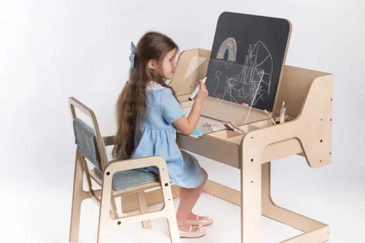 Multisensory Art & Play Table and Chair Set Luula