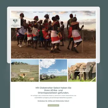 Globetrotter Select Website Relaunch