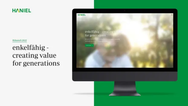 HANIEL Website Relaunch