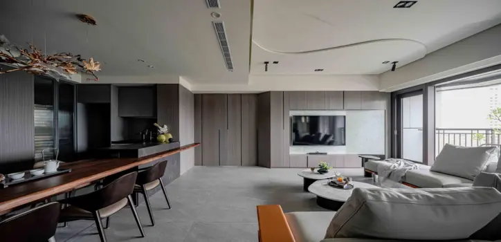 Integrated with greenery