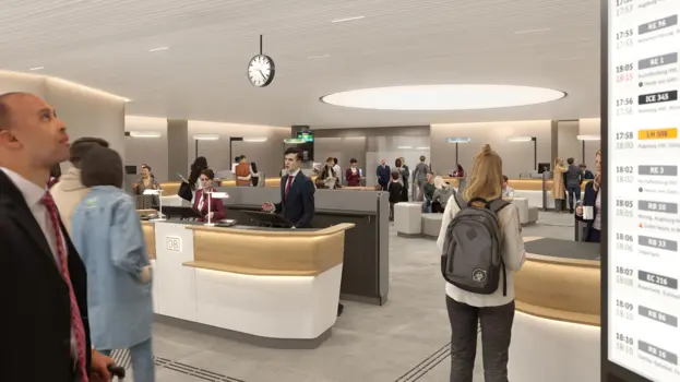 DB Reisezentrum Interior Design