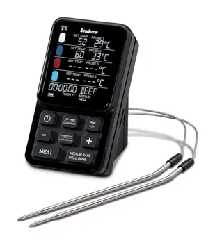 LCD radio thermometer