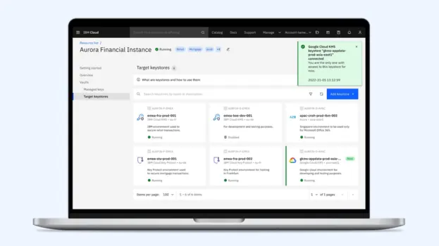 IBM Cloud Hyper Protect Crypto Services with Unified Key Orchestrator