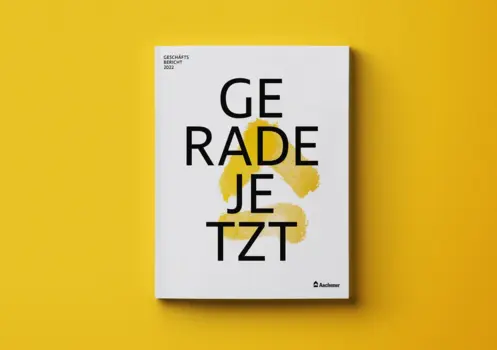 Geschäftsbericht 2022 "Gerade jetzt"
