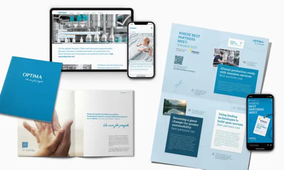 OPTIMA Corporate Design – We care for people