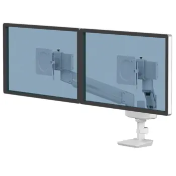 Tallo™ Monitorarm - Serie in den Ausführungen Tallo™ Einzel Monitorarm – Weiß & Tallo™ Doppel Monitorarm Kompakt - Weiß
