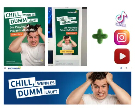 Provinzial-Social Media Kampagne zur Privat-Haftpflichtversicherung für junge Menschen