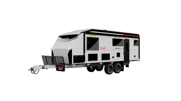 The world's first monocoque electric caravan