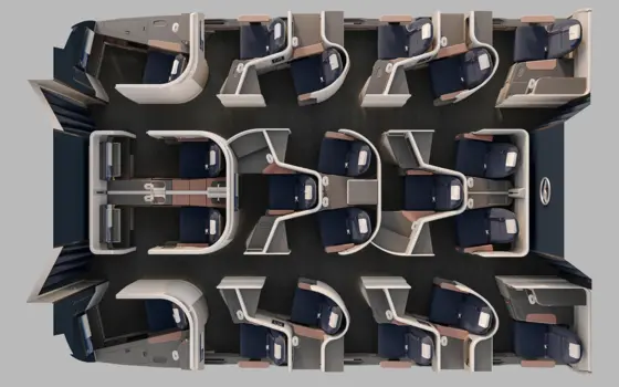 Lufthansa Allegris Business Class Seat & Cabin