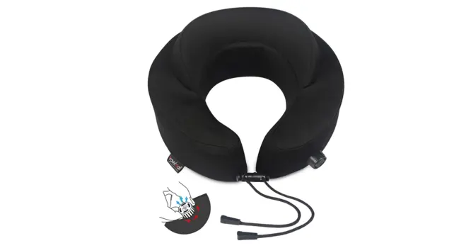 Travelmall Switzerland 2-In-1 Self Inflating Inflatable Premium Memory Foam Pillow