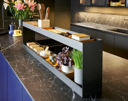 next125 Worktop storage rack