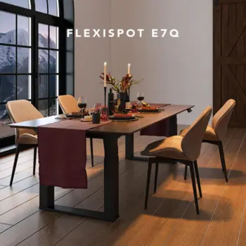 FlexiSpot Electric 4-Leg Standing Desk E7Q