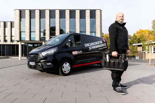 Emco Refit: zirkuläres Design für Eingangsmatten