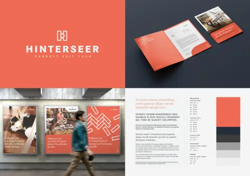 Parkett Hinterseer – Corporate Design