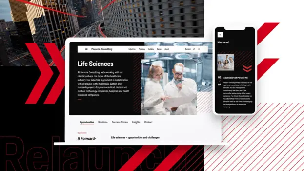 Porsche Consulting Website