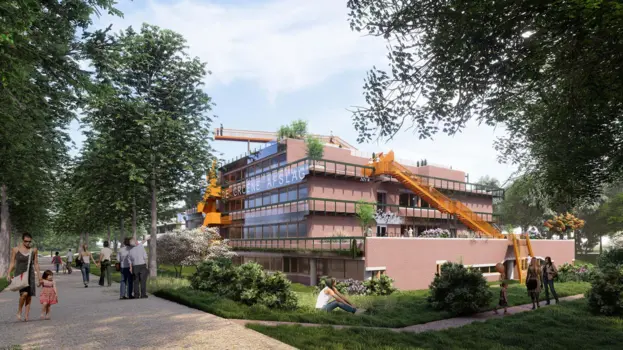 De Groene Afslag – Militärschule wird Brutstätte / Military school becomes a breeding ground