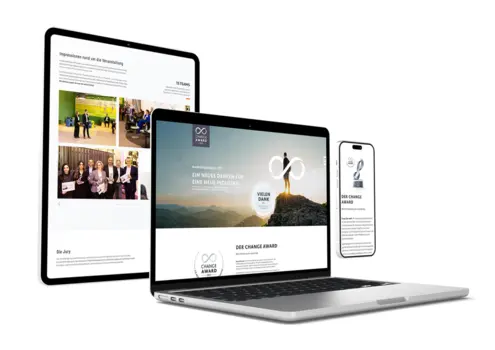 Change Award Website // Sustainability Award Design