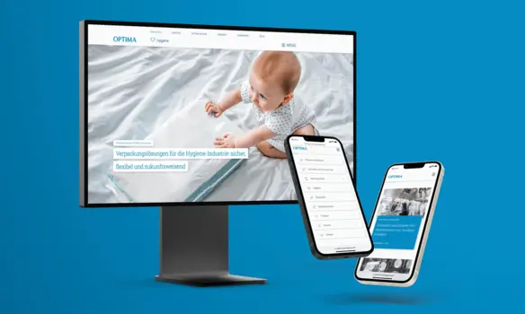 We care for people – die neue Corporate Website von Optima