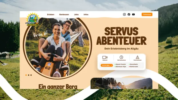 Website für die Alpsee Bergwelt