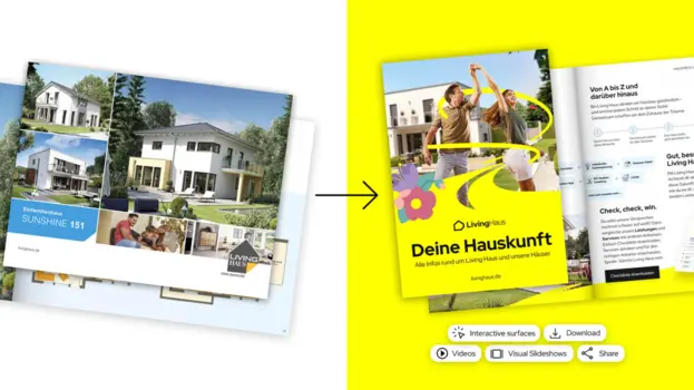 Digitale Hauskataloge von Living Haus