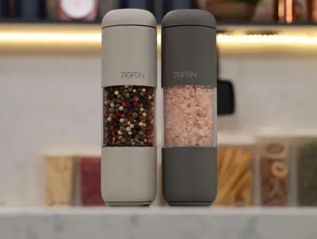 ZIGFEIN Salt & Pepper Grinder Set