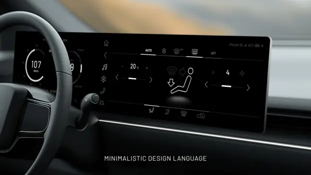Krämer Automotive HMI Design Concept