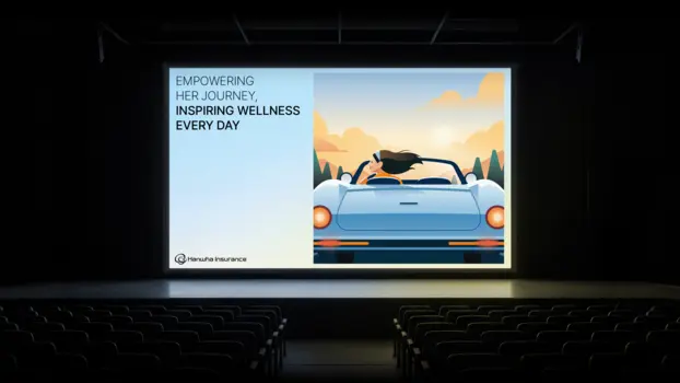 Visualizing Wellness: Hanwha Insurance Illustration Identity