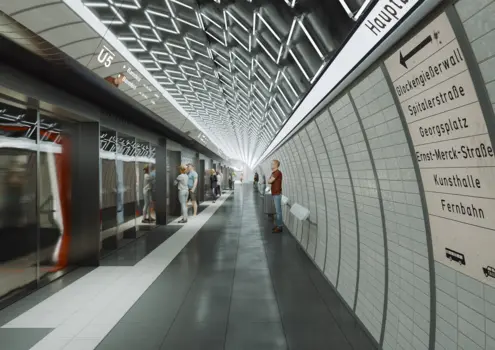 U5-Haltestelle Hauptbahnhof Nord